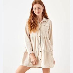AE Corduroy babydoll dress size S
